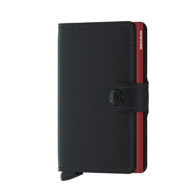SECRID Miniwallet Matte Black & Red at STORIES By SWISSBO