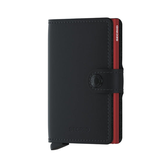 SECRID Miniwallet Matte Black & Red at STORIES By SWISSBO