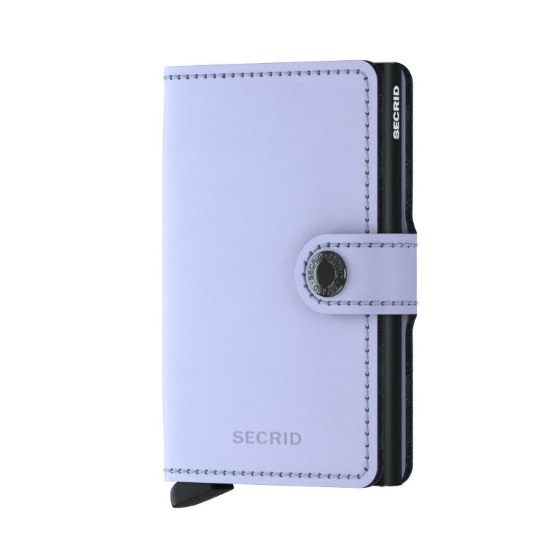 SECRID Miniwallet Matte Lilac Black at STORIES By SWISSBO