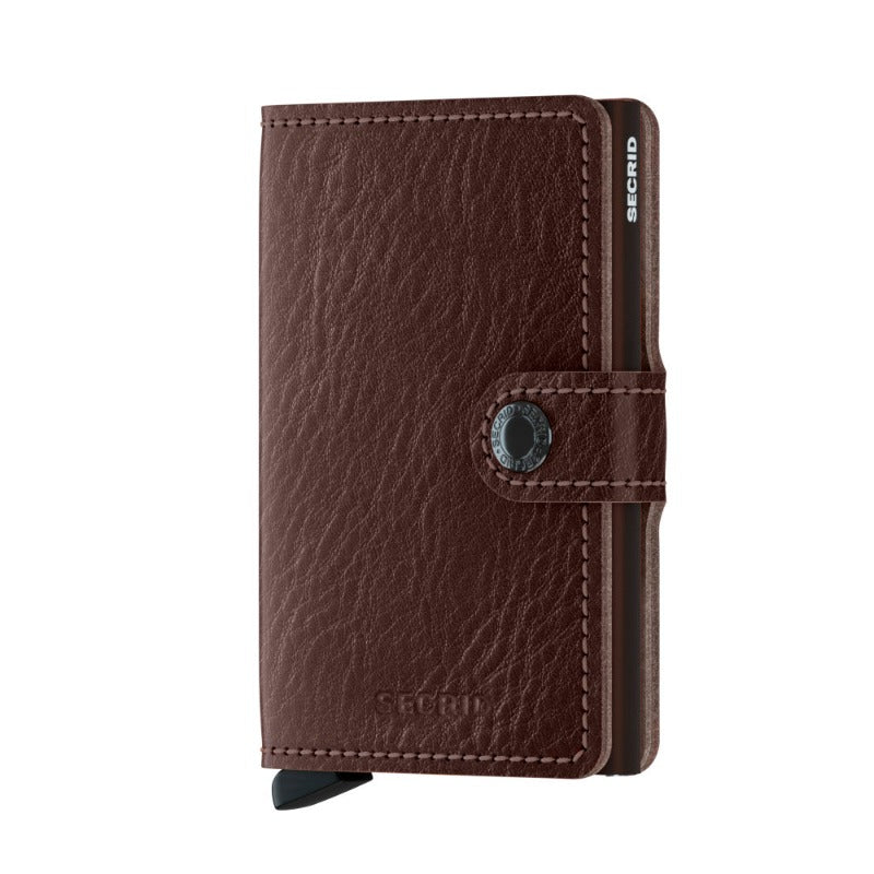 Miniwallet Veg Espresso Brown