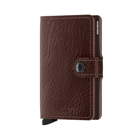 Miniwallet Veg Espresso Brown
