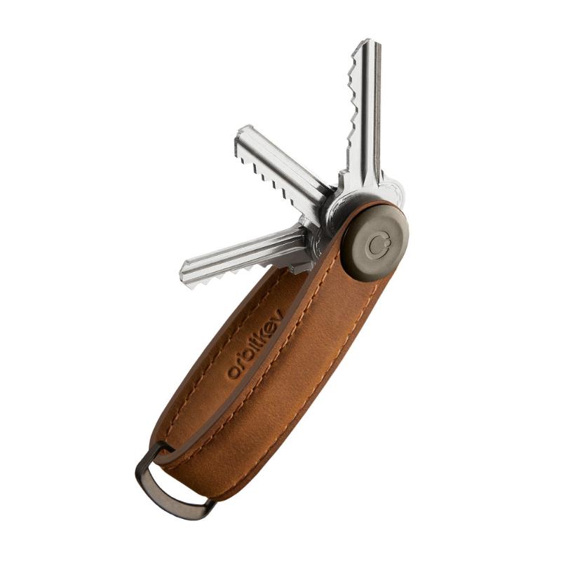 ORBITKEY Crazy Horse Leather Key Organiser