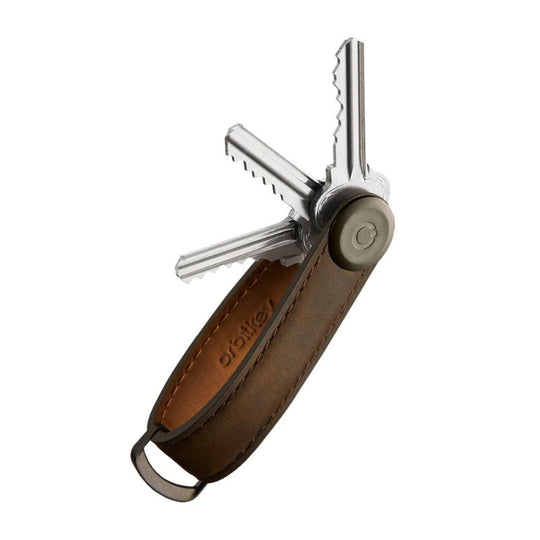 ORBITKEY Crazy Horse Leather Key Organiser
