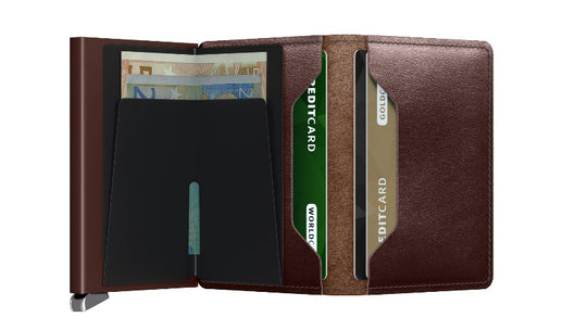 Premium Slimwallet Dusk Dark Brown