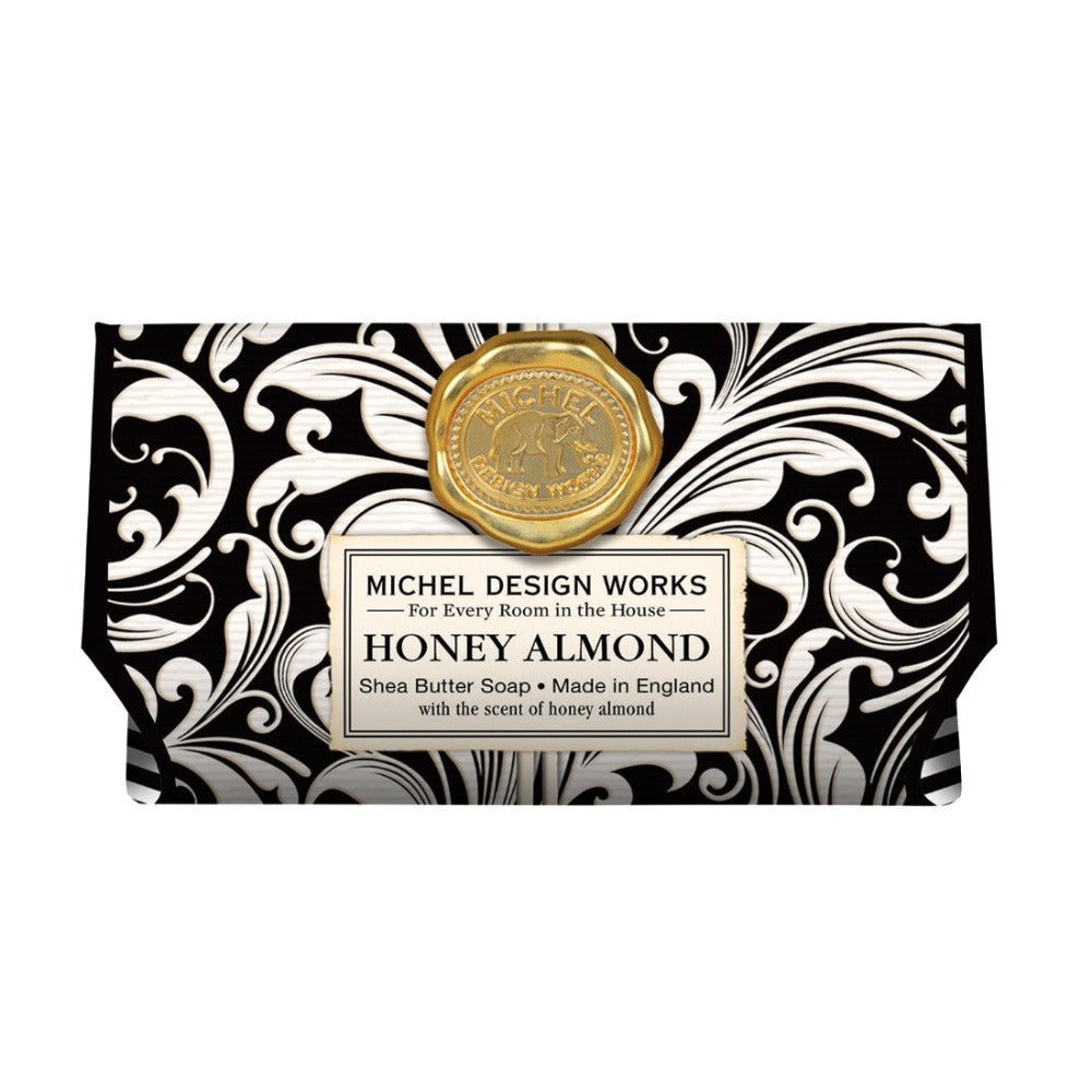 MICHEL DESIGN WORKS Honey Almond Large Bath Soap Bar