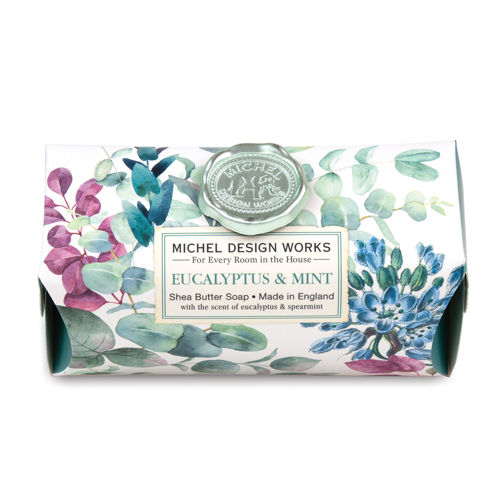 MICHEL DESIGN WORKS Eucalyptus & Mint Large Bath Soap Bar