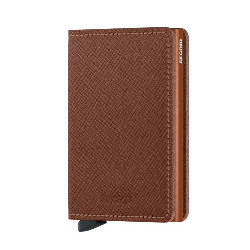 Slimwallet Saffiano Caramel