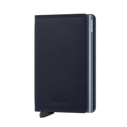 Slimwallet Saffiano Navy
