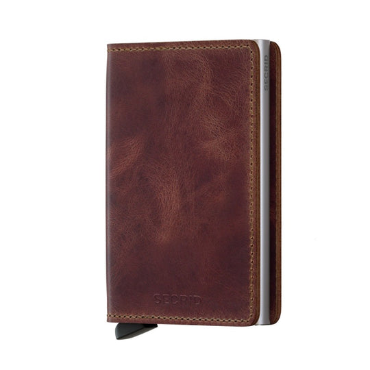 SECRID Slimwallet Vintage Brown at STORIES By SWISSBO