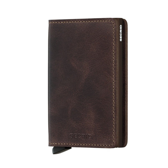 SECRID Slimwallet Vintage Chocolate at STORIES By SWISSBO