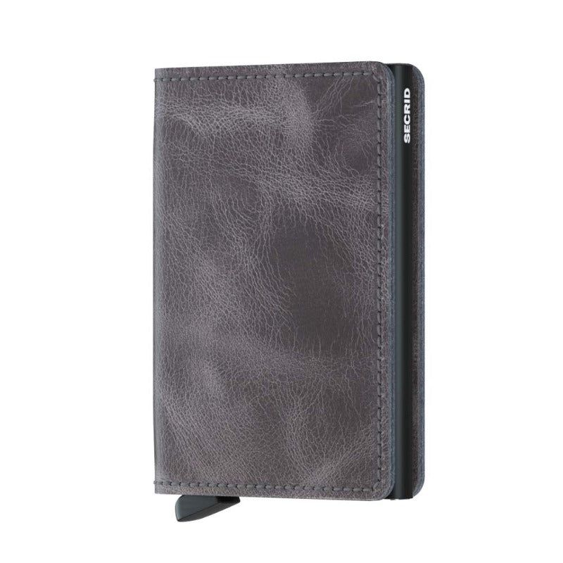 SECRID Slimwallet Vintage Grey Black at STORIES By SWISSBO