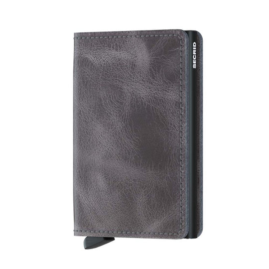 SECRID Slimwallet Vintage Grey Black at STORIES By SWISSBO