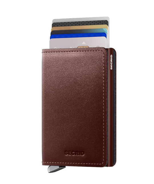Premium Slimwallet Dusk Dark Brown