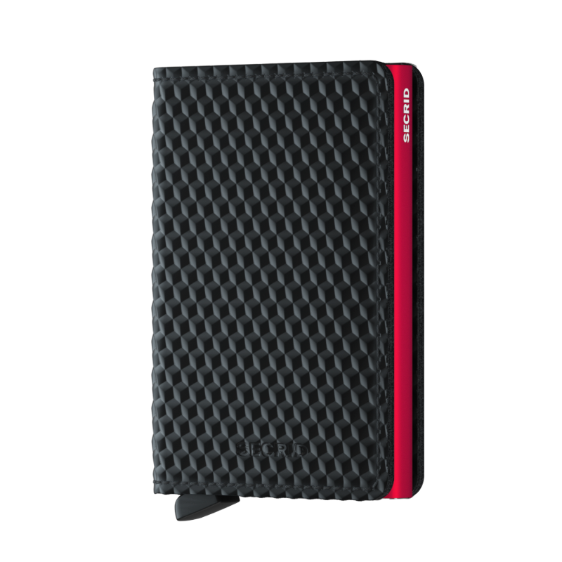 Slimwallet Cubic Black Red