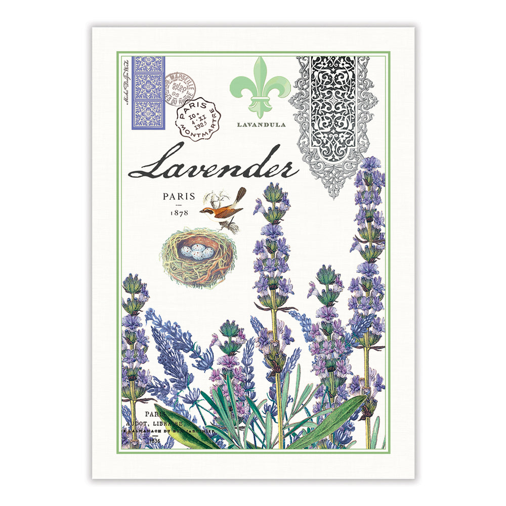 MICHEL DESIGN WORKS Lavender Rosemary Kitchen Towel