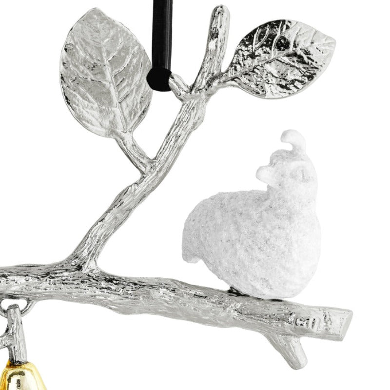 MICHAEL ARAM Partridge In A Pear Tree Ornament