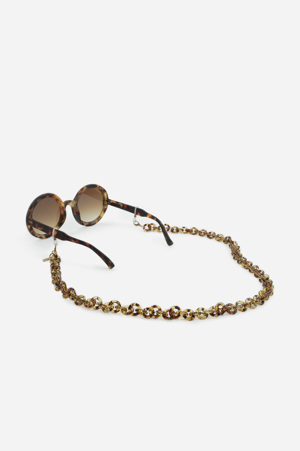 Yoko glasses chain 72 cm tortoiseshell brown