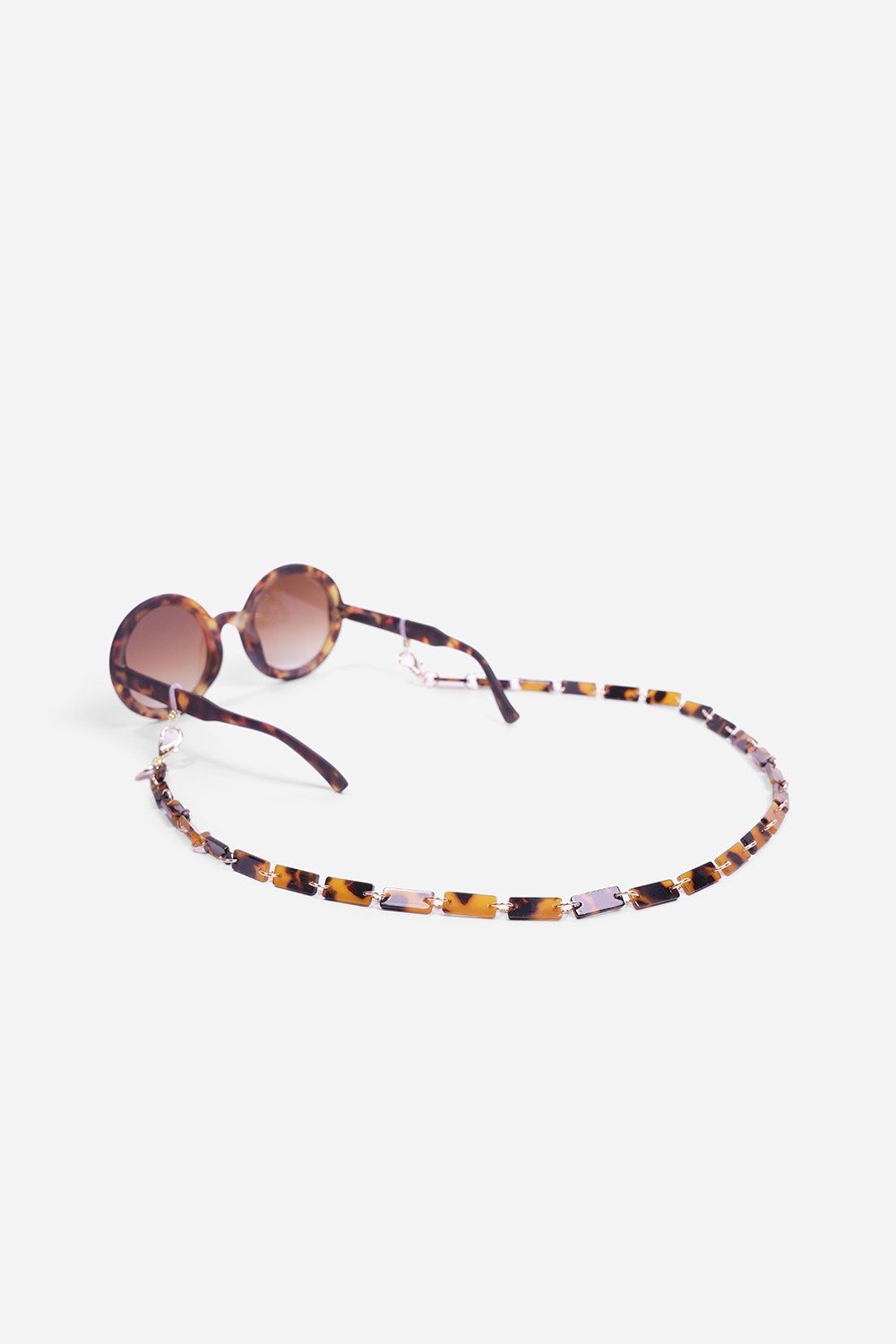 Nahara glasses chain TORTOISE SHELL 72 cm