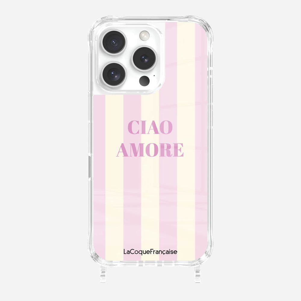 Ciao Amore Pink Printed Rings Case iPhone 12 Pro Max