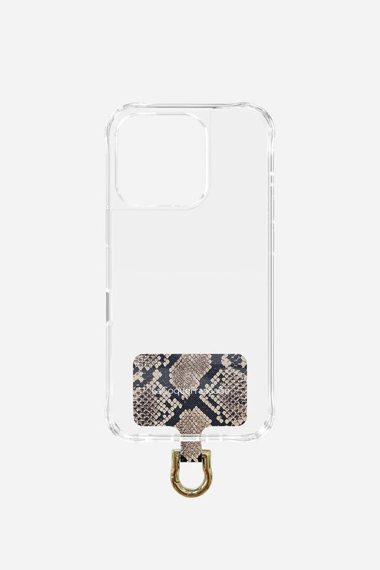 Universal Adapter Printed Python Beige