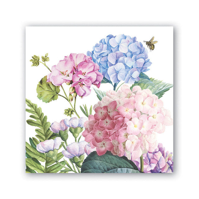 MICHEL DESIGN WORKS Wild Hydrangea Napkins