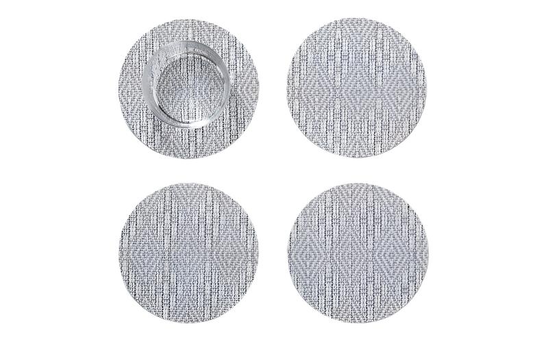Basketweave Coasters