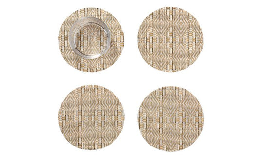 Basketweave Coasters
