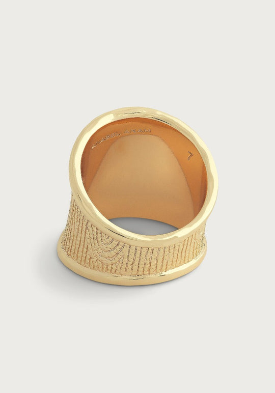 ANABEL ARAM Enchanted Forest Bark Ring