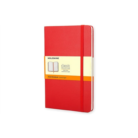Moleskine Notebook Large Scarlet Red Hard Cover Ruled