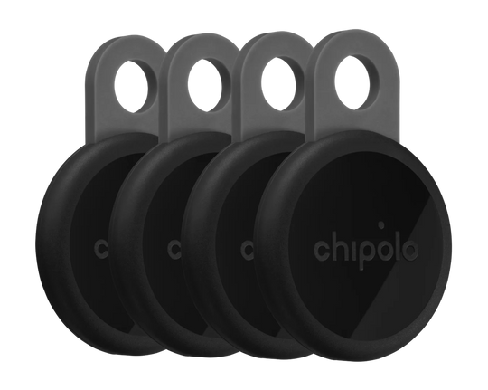 Chipolo Tracker Loop, 4-Pack, All Black