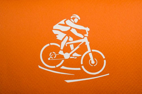 3D Pop-up Orange Pop-up Mountain bike