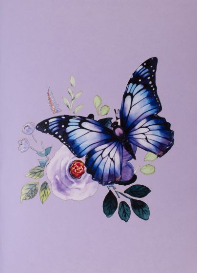 3D Pop-up Card Blue Butterfly