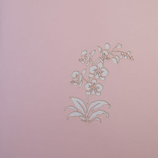 3D Pop-up Orchid Card