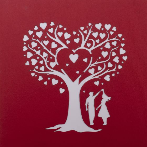 3D Pop-up Card Love Swing