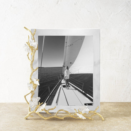 MICHAEL ARAM Butterfly Ginkgo Gold Reflective Frame