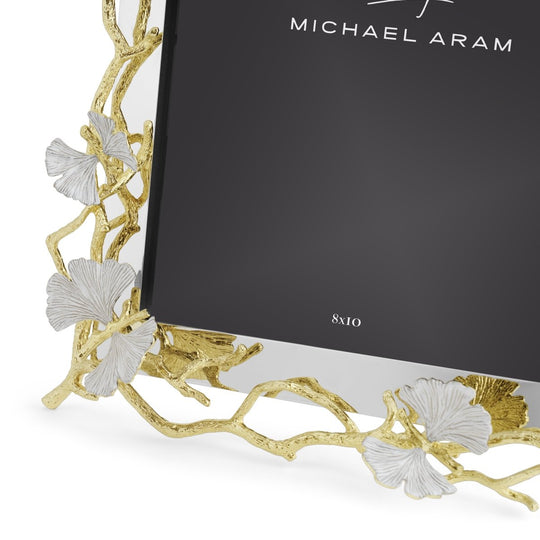 MICHAEL ARAM Butterfly Ginkgo Gold Reflective Frame