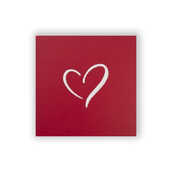 3D Pop-up Red Mini Card