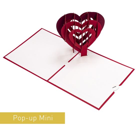 3D Pop-up Red Mini Card