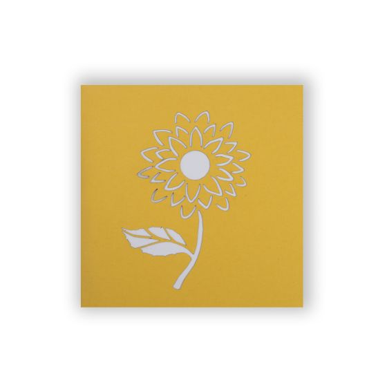 3D Pop-up Yellow Mini Card