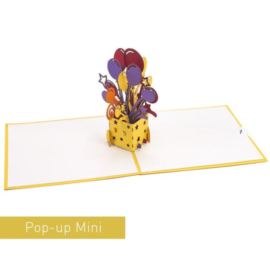 3D Pop-up Mini Gold Package Card