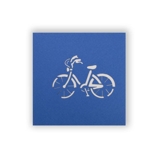 3D Pop-up Mini Bike Map Card