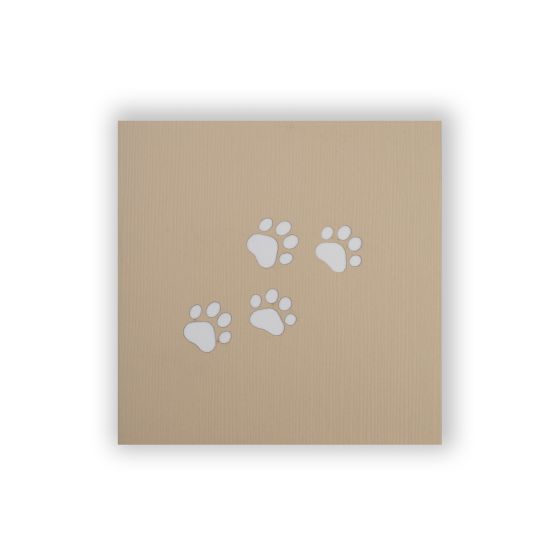 3D Pop-up Mini Brown Dog Card
