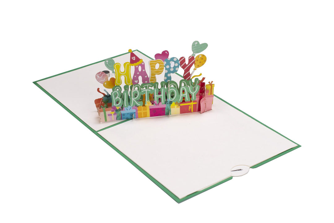 3D Pop-up-Karte Mini Happy Birthday