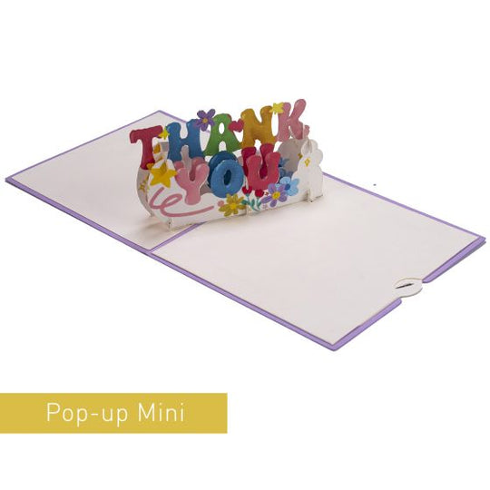 3D Pop-up Mini Thank you Card