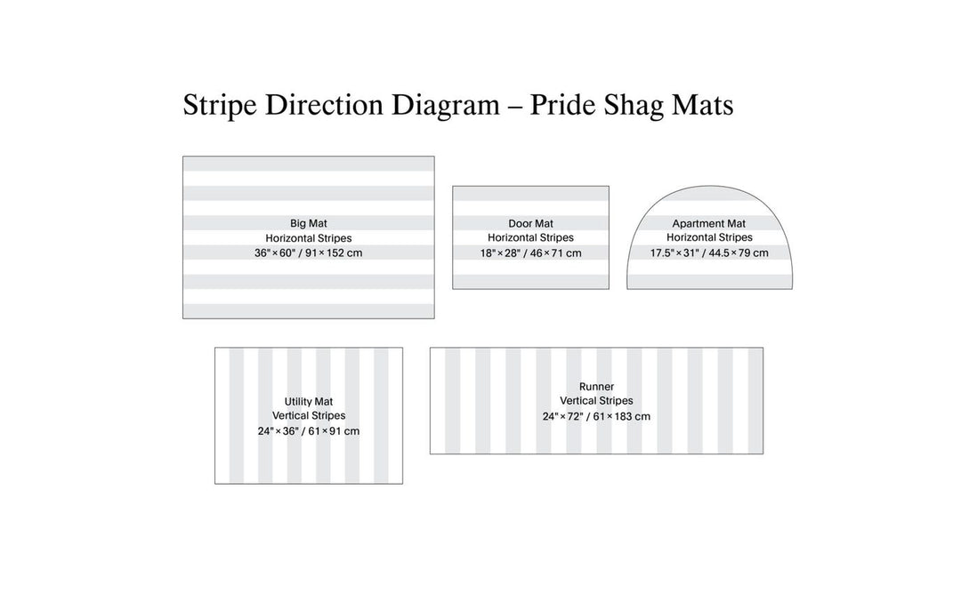 Pride Stripe Shag