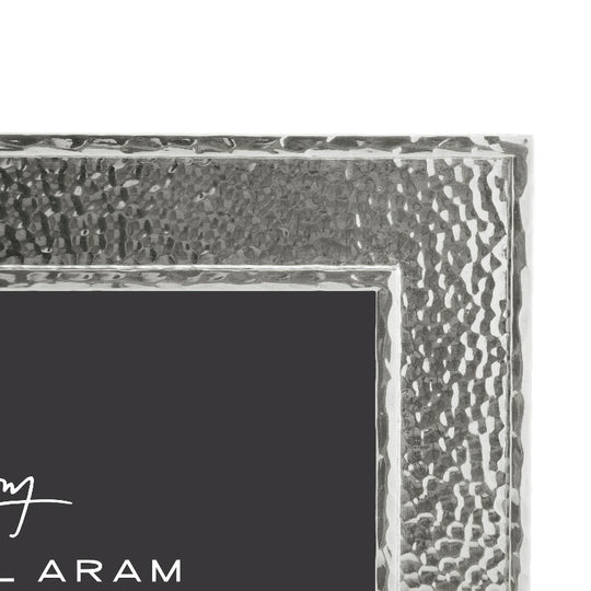 Michael Aram Hammertone Photo Frame Silver By STORIES By SWISSBO