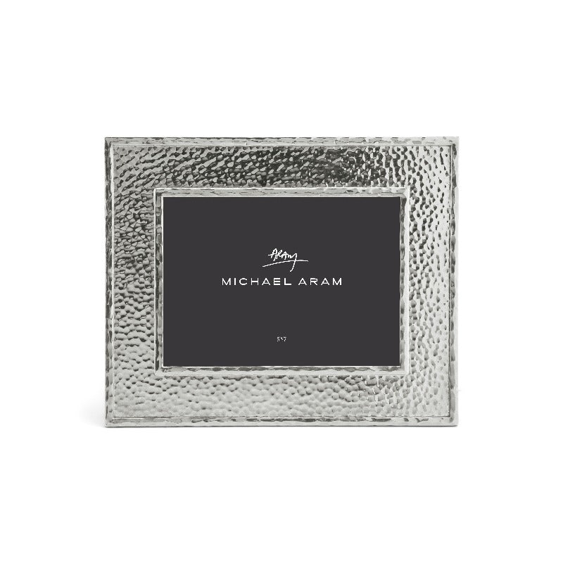 Michael Aram Hammertone Photo Frame Silver By STORIES By SWISSBO