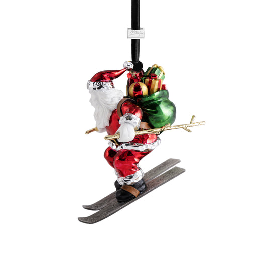 Michael Aram Skiing Santa Ornament at STORIES By SWISSBO