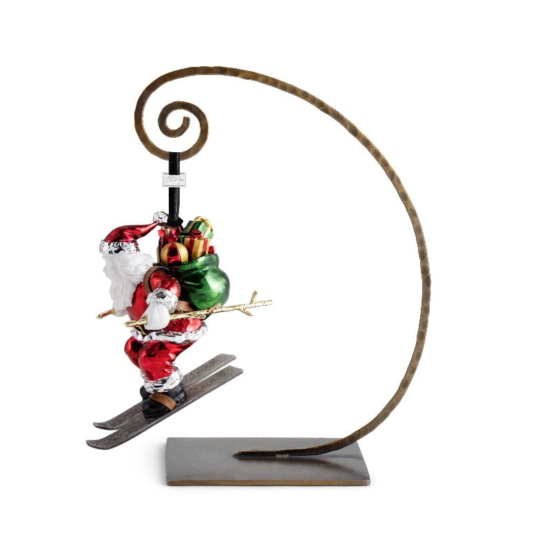 Michael Aram Skiing Santa Ornament at STORIES By SWISSBO