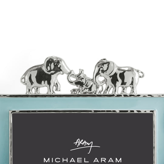 Michael Aram Elephant Photo Frame Blue at STORIES By SWISSBO